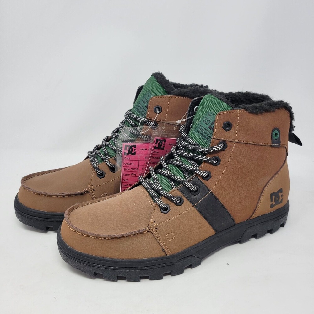 DC Men's Prototype Shoes Woodland Dark Brown Size 9 DCM-B031M Sample Only